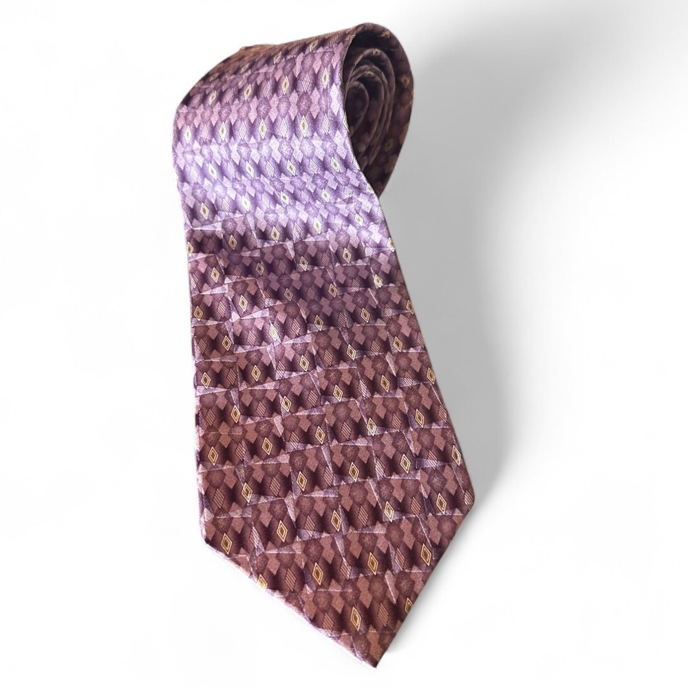 Signorcelli  Purple Geometric Tie
